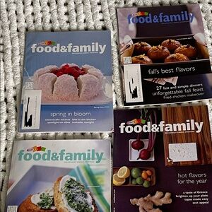Vintage 2004 Kraft seasonal recipe Magazine Bundle. 4 seasons. Soft cover. EUC